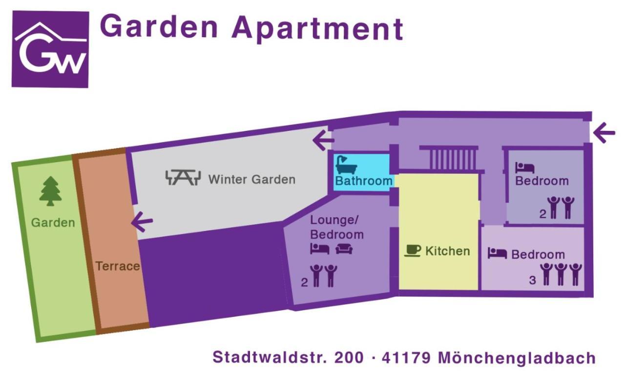 Gaestewohnung Moenchengladbach Rheindahlen Exterior foto